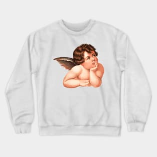 Pensive Renaissance Cherub Crewneck Sweatshirt